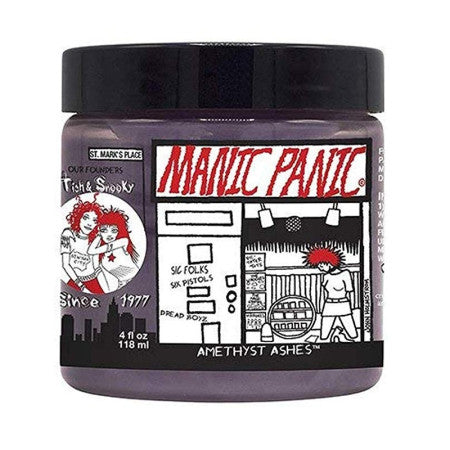 Manic Panic, Semi-Permanent Hair Color Amethyst Ash 4 oz (1 Pack)
