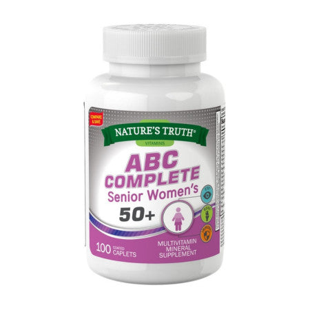 Nature's Truth ABC Complete Senior Women's 50+, 100 ea (1 Pack)