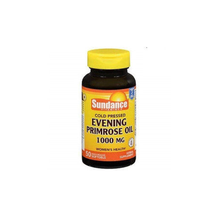 Sundance Vitamins Evening Primrose Oil 1000 mg, 50 ea (1 Pack)