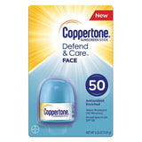 Coppertone Defend & Care Face Sunscreen Stick SPF 50,  1 ea (1 Pack)