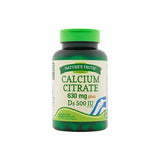 Nature's Truth Calcium Citrate 630 mg Plus D3 500 IU, 100 ea (1 Pack)