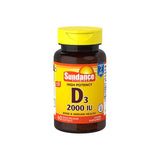 Sundance  Vitamin-D3 2000 IU Supplement, 60 ea (1 Pack)