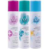 FDS Intimate Deodorant Spray All Day Freshness Variety Pack, Extra Strength, Shower Fresh and White Blossom - 2 oz Bottle (ea) 1 ea (1 Pack)