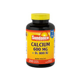 Sundance Vitamins  Calcium 600 mg + D3 800 IU,  60 ea (1 Pack)