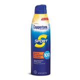 Coppertone Sport Continuous Sunscreen Spray Broad Spectrum SPF 100, 5.5 oz  (1 Pack)