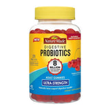 Nature Made Ultra Strength Probiotic Gummies, Raspberry & Cherry, 42 ea (1 Pack)