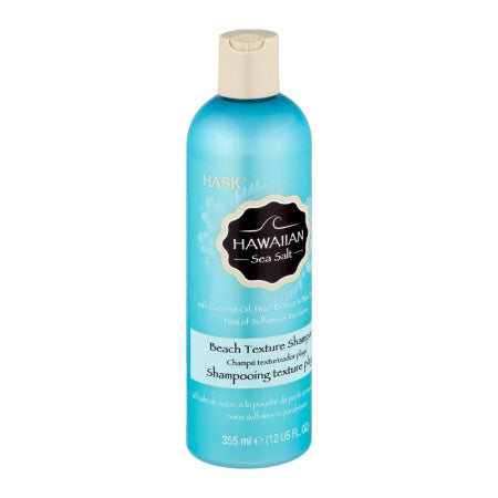 Hask Hawaiian Sea Salt Beach Texture Shampoo 12 oz (1 Pack)