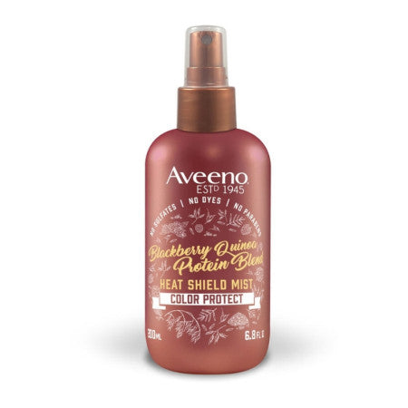 Aveeno Blackberry Quinoa Protein Blend Heat Shield Mist 6.8 oz (1 Pack)
