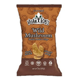 Vegan Rob's Kettle Potato Chips, Wild Mushroom 5 oz 12 Bags  (1 Pack)