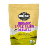 Farm To Table Foods Organic Apple Raisin Whole Grain & Oatmeal 3 Bags 14  oz (1 Pack)