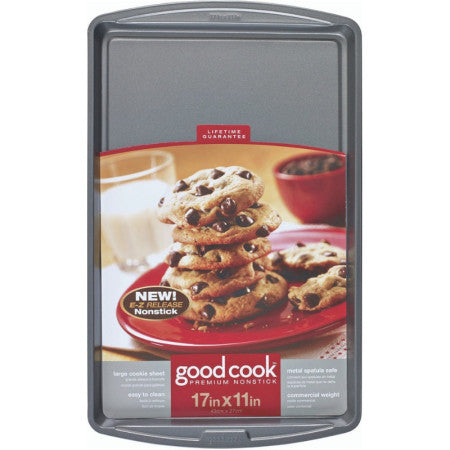 Good Cook Nonstick Cookie Sheet, Large 17" x 11" 1 ea (1 Pack)