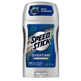 Speed Stick Overtime Charcoal Antiperspirant Deodorant, Odor Control 2.7 oz (1 Pack)