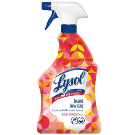 Lysol Bathroom Cleaner - Brand New Dayå» Trigger Mango & Hibiscus 28 oz (1 Pack)