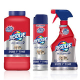 Resolve Pet Mess Cleaning Bundle: Pet Carpet Cleaner Powder (18oz), Pet Stain & Odor Carpet Cleaner (22oz),  1  ea (1 Pack)