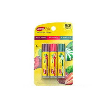 Carmex Daily Care Moisturizing Lip Balm, 3 ea  (1 Pack)