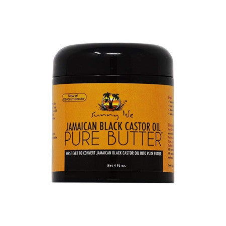 Sunny Isle Jamaican Black Castor Oil Pure Butter Original, 4 oz  (1 Pack)