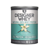 Designer Whey Natural 100% Whey Protein, French Vanilla, 12 oz (1 Pack)