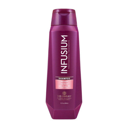 Infusium 23 Repair + Renew with Argan Oil & Keratin Shampoo, 13.5 oz (1 Pack)
