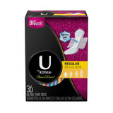 U By Kotex Click Clean Wear Ultra Thin Regular Pads, 36 ea (1 Pack)