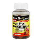 Mason Natural Sugar Free Probiotic Gummies, 60 ea (1 Pack)