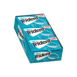 Trident Wintergreen Mint Sugar Free Gum, 12 ea (1 Pack)