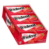 Trident Strawberry Twist Sugar Free Gum, 12 ea (1 Pack)