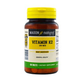 Mason Natural VItamin K2 100 mcg, 100 ea (1 Pack)