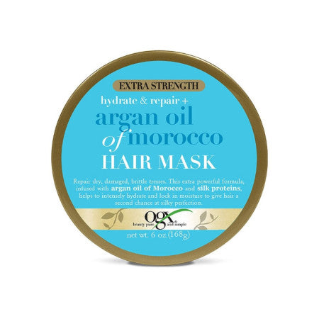 OGX Argan Oil Of Morocco Hydrate & Repair Hair Mask, 6 oz  (1 Pack)