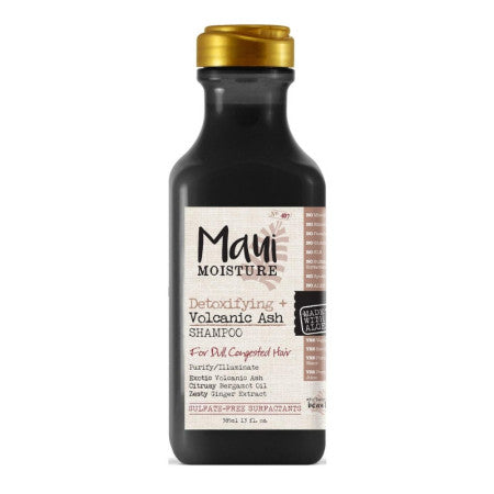 Maui Moisture Detoxifying + Volcanic Ash Shampoo For Dull And Congested Hair, 13 oz  (1 Pack)