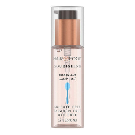 Hair Food Sulfate Free Hair Oil, Dye Free Smoothing & Nourishing Treatment, Coconut Oil, 3.2 oz  (1 Pack)