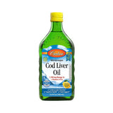 Carlson  Cod Liver Oil 1,100 mg Omega-3s, Lemon, 16.9 oz  (1 Pack)