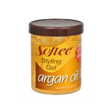 Softee Argan Oil Styling Gel, 8 oz  (1 Pack)