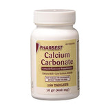 Pharbest Calcium Carbonate Antacid Supplement, 100 ea (1 Pack)