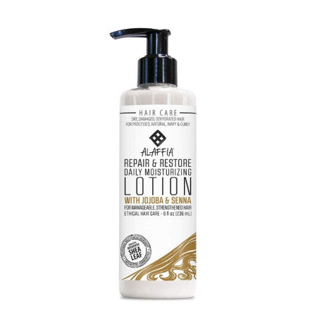 Alaffia Repair & Restore Daily Moisturizing Lotion, 8 oz  (1 Pack)