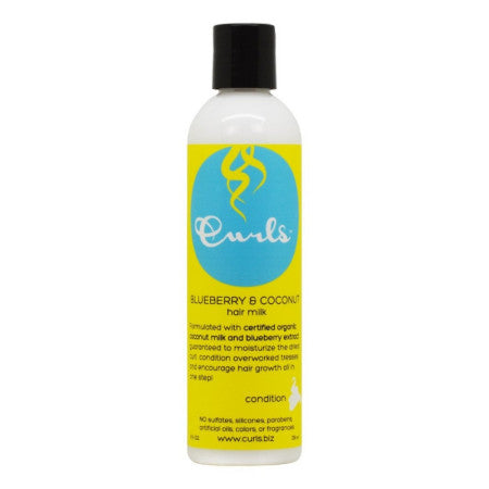 Curls Blueberry & Coconut Hair Milk, 8 oz  (1 Pack)