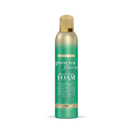 OGX Green Tea Fitness Dry Shampoo Foam, 5 oz  (1 Pack)
