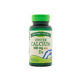 Nature's Truth Oyster Calcium 500mg Plus Vitamin D3 Tablets, 60 ea (1 Pack)