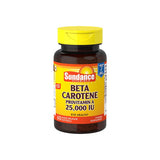 Sundance Vitamins Carotene Vitamin A 25,000 IU, 60 ea (1 Pack)