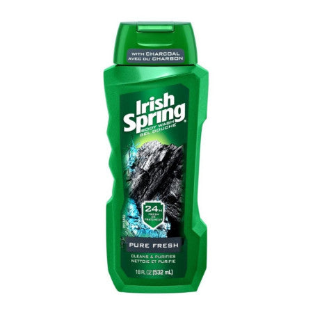 Irish Spring Body Wash Pure Fresh, 18 oz (1 Pack)
