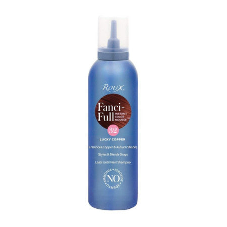 Roux Fanci-Full Color Styling Mousse, 32 Lucky Copper, 6 oz (1 Pack)