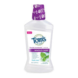 Tom's of Maine Whole Care Mouthwash, Fresh Mint, 16 oz (1 Pack)