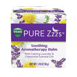 Vicks Pure Zzzs Soothing Aromatherapy Balm with Essential Oils, 1.76 oz  (1 Pack)