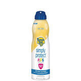 Banana Boat Simply Protect Kids Tear-Free Broad Spectrum Sunscreen Spray with SPF 50, 6 oz (1 Pack)