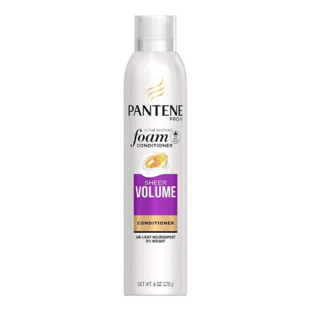 Pantene Pro-V Classic Foam Sheer Volume Hair Conditioners, 6 oz  (1 Pack)