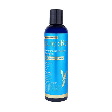 PURA D'OR Hair Thinning Therapy Shampoo, 8 oz (1 Pack)