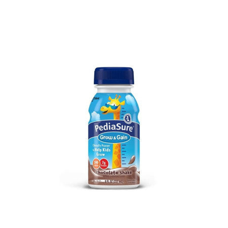 PediaSure Complete Balanced Nutrition Liquid, Chocolate Flavor, 8 oz, 24 pack (1 Pack)
