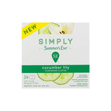 Simply Summer's Eve Cucumber Lily Cleansing Cloths, 14 ea (1 Pack)