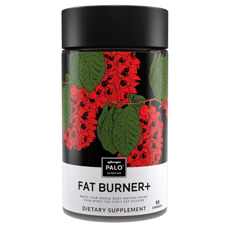 Fat Burner + |( 90 ea)-All Natural and Safe Weight Loss Supplement, Appetite Supressant - Green Tea, Yerba mate, Caralluma fimbriata, Chromium, L-Carnitinine and Guarana | By PALO Nutrition (1 Pack)