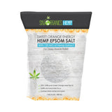 SPE Hemp Extract Sweet Orange Energy Epsom Salt Pouch 16 oz (1 Pack)