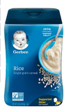 Gerber  Rice Single Grain Cereal, 16 OZ